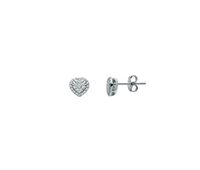 Orecchini Miluna Donna in Oro bianco Diamante ERD2479